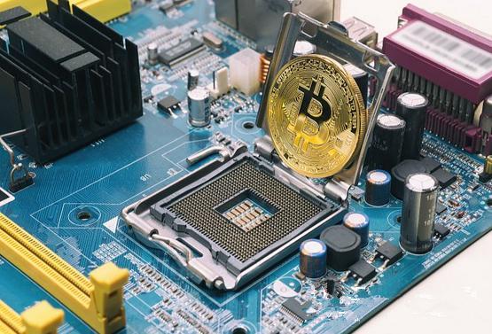 Various mining rigs set up in a specialized mining facility