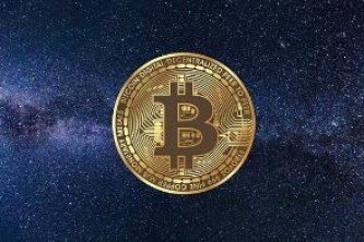 State-of-the-art Bitcoin mining rig operating in a high-efficiency mining farm